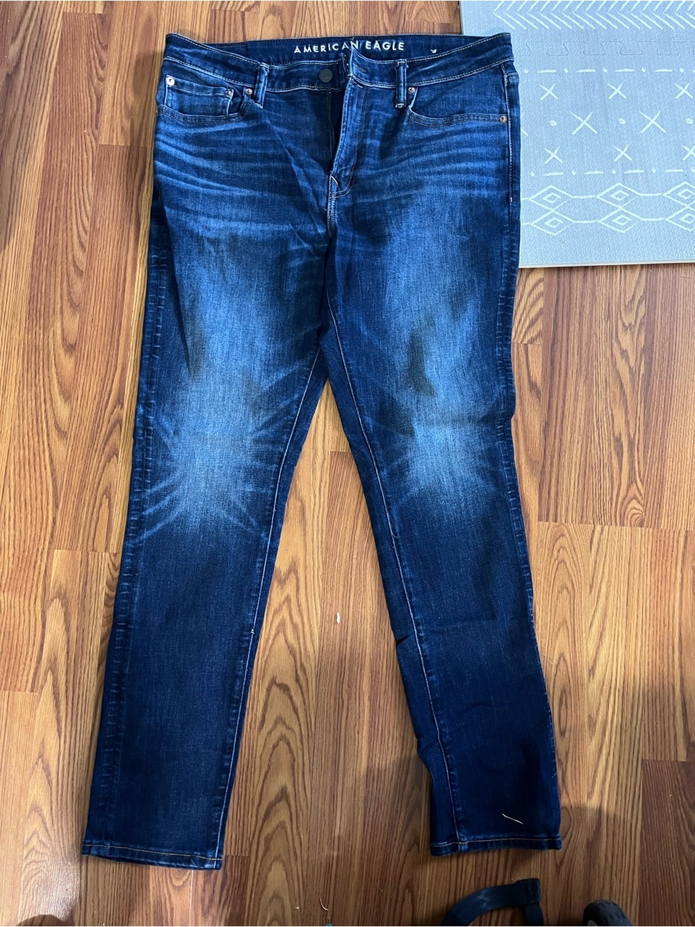 American Eagle Outfitters Men’s Dark Indigo Skinny Jeans